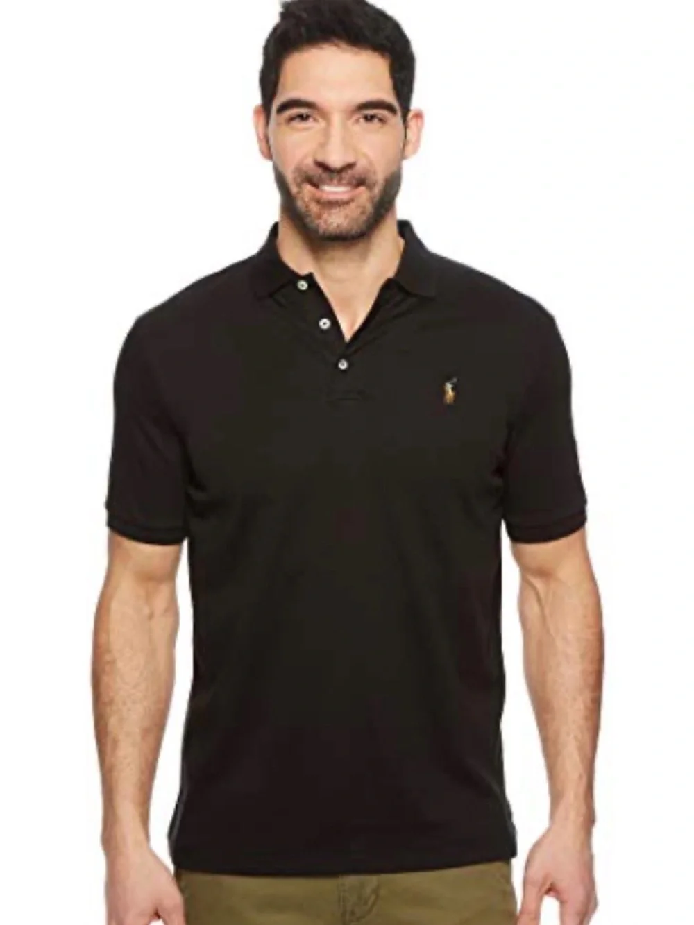 Polo ralph lauren black polo shirt- Size large